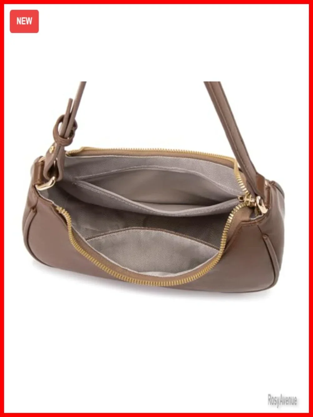 Hobo Handbag Tote Shoulder Bag PU Leather Underarm Clutch Purse